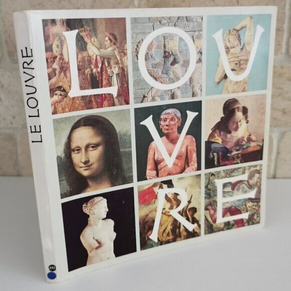 Le Louvre Museum Guide Book FRENCH Vintage 1986 Paris France Art Gallery - Picture 1 of 11